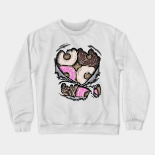 Donuts Party Time Crewneck Sweatshirt